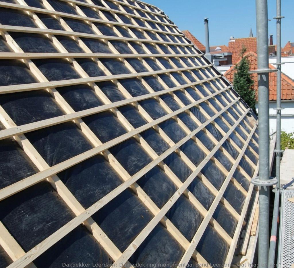 Dakbedekking monumentaal pand Leerdam: wat mag en kan?