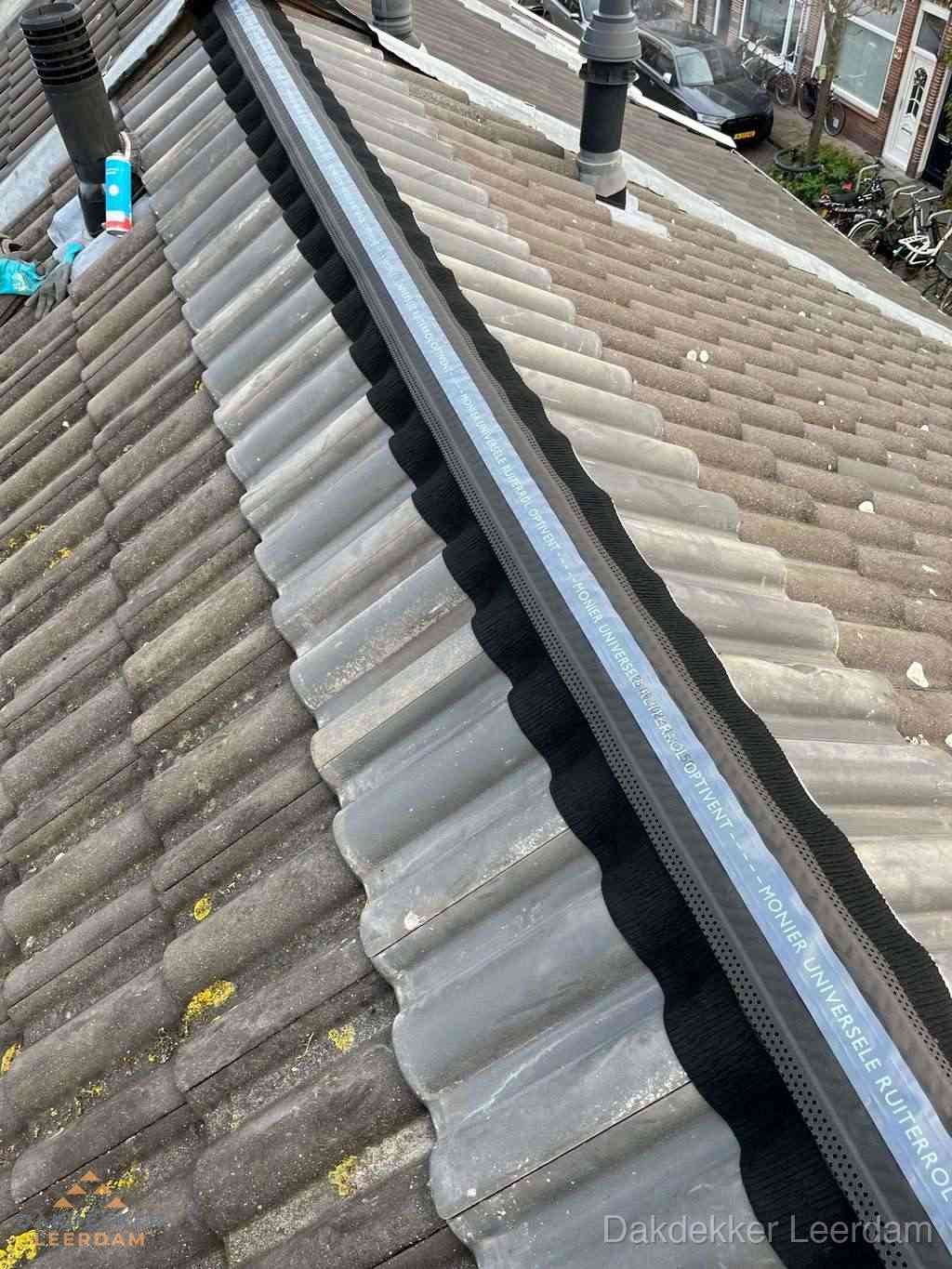 Dakrenovatie plat dak met bitumen dakbedekking in Leerdam