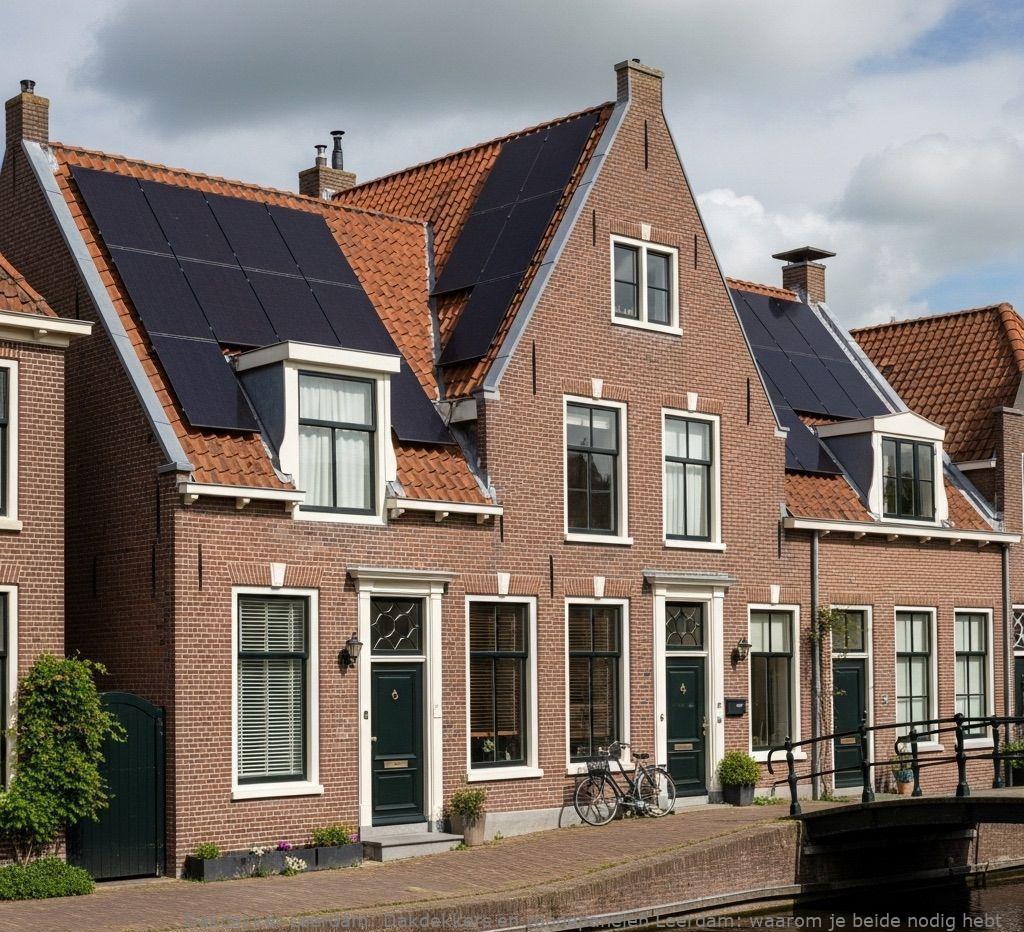 Dakdekkers en zonnepanelen Leerdam: waarom je beide nodig hebt