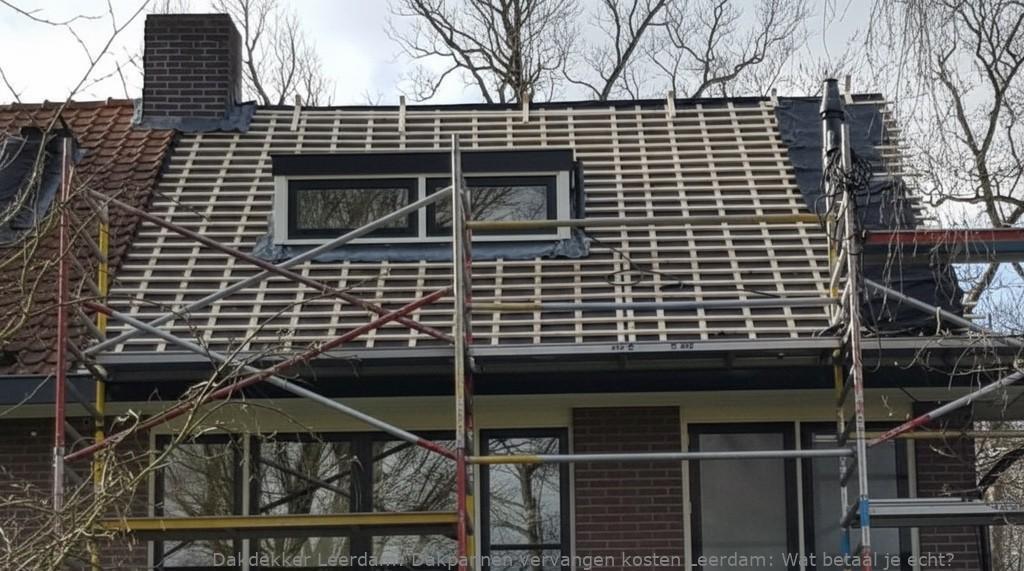 Dakpannen vervangen kosten Leerdam: Wat betaal je echt?