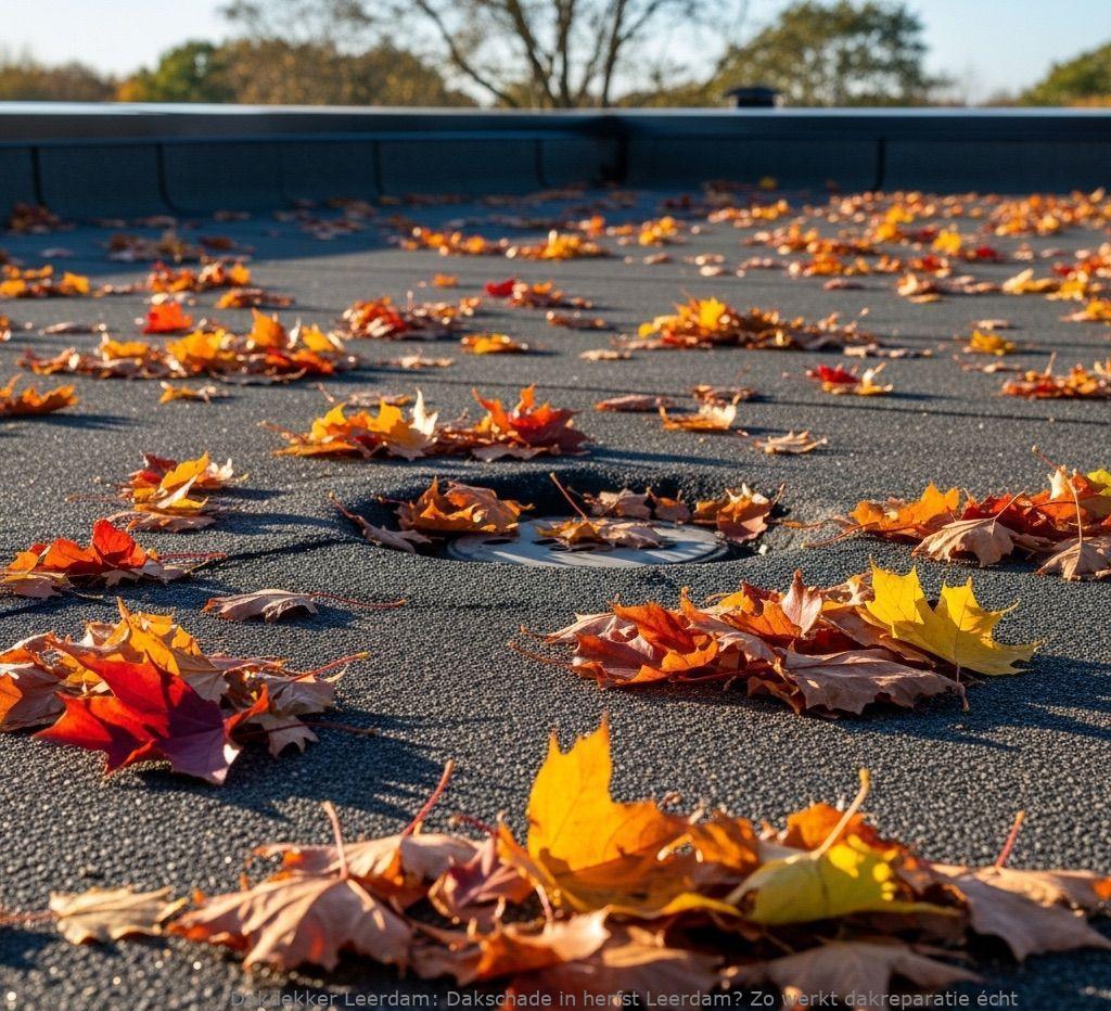 Dakschade In Herfst Leerdam